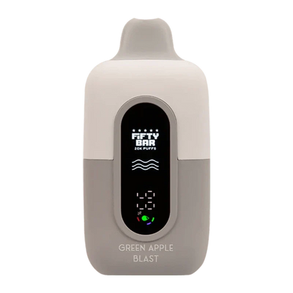Fifty Bar Disposable Vape Green Apple Blast Fifty Bar V2 20K Disposable Vape (5%, 20000 Puffs)