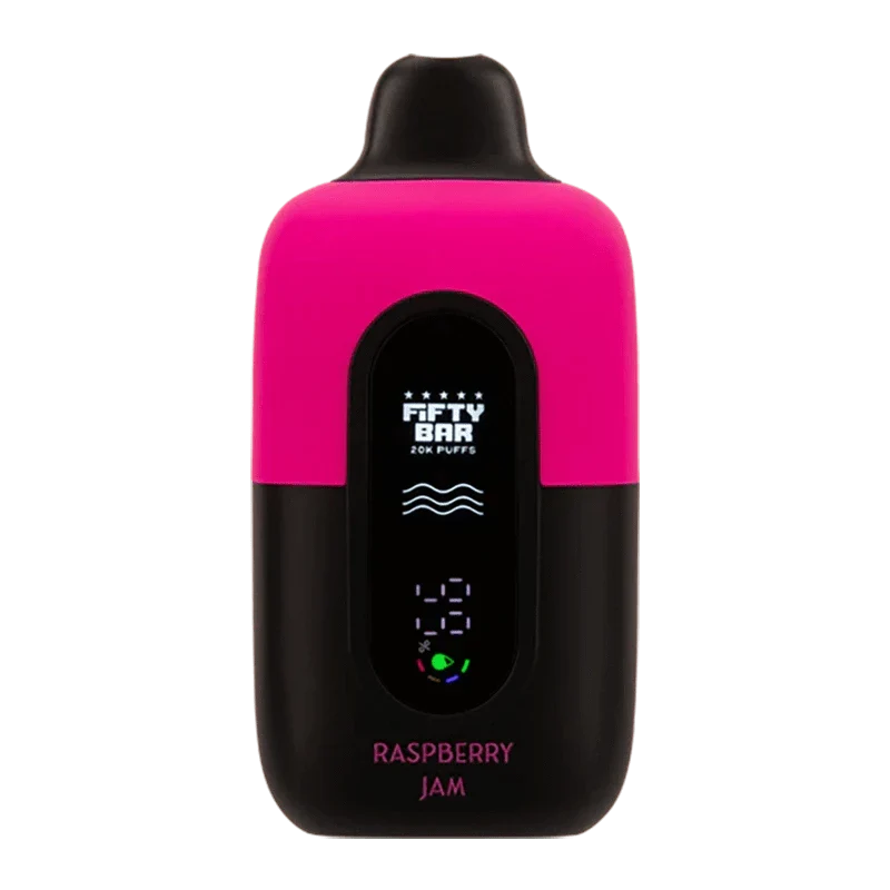 Fifty Bar Disposable Vape Raspberry Jam Fifty Bar V2 20K Disposable Vape (5%, 20000 Puffs)