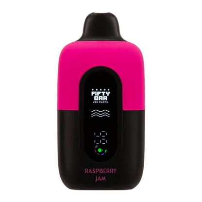 Fifty Bar Disposable Vape Raspberry Jam Fifty Bar V2 20K Disposable Vape (5%, 20000 Puffs)
