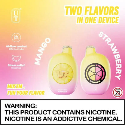 Flum Disposable Vape Mango / Strawberry Flum UT50000 Disposable Vape