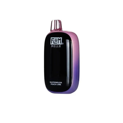 Flum Disposable Vape Watermelon peach lime` Flum Mello 20000 Disposable Vape (5%, 20000 Puffs)