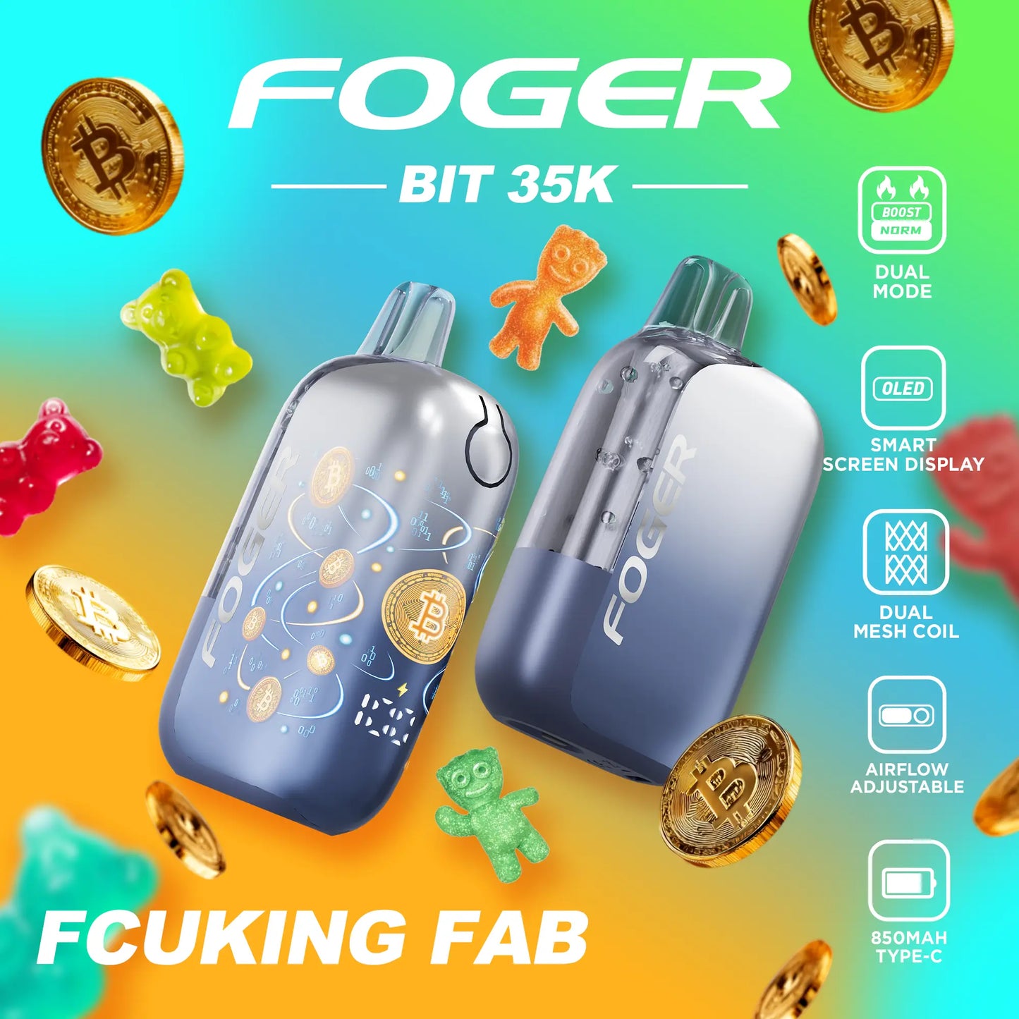 Foger Bit 35K Disposable Vape (Sale)
