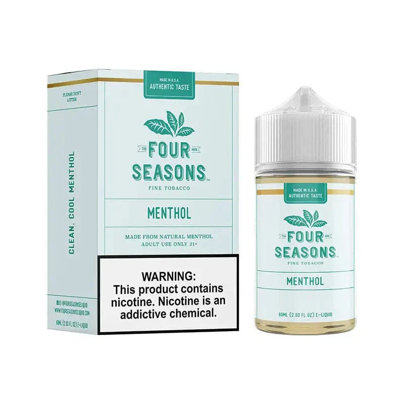 Four Seasons E-Liquids Menthol 60ml Vape Juice