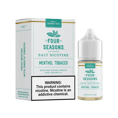 Four Seasons Juice Four Seasons E-Liquids Menthol Tobacco 30ml Nic Salt Vape Juice