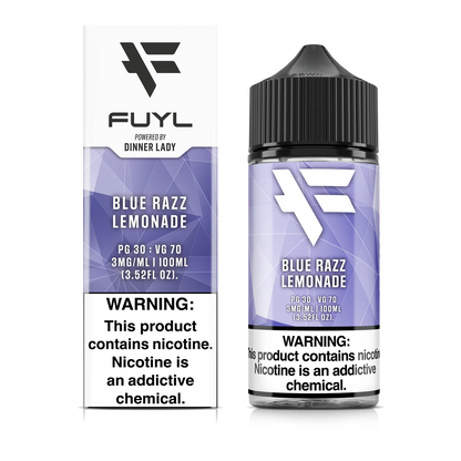 Dinner Lady FUYL Vape Juice Blue Razz Lemonade 100ml