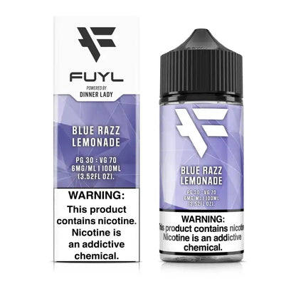 Dinner Lady FUYL Vape Juice Blue Razz Lemonade 100ml