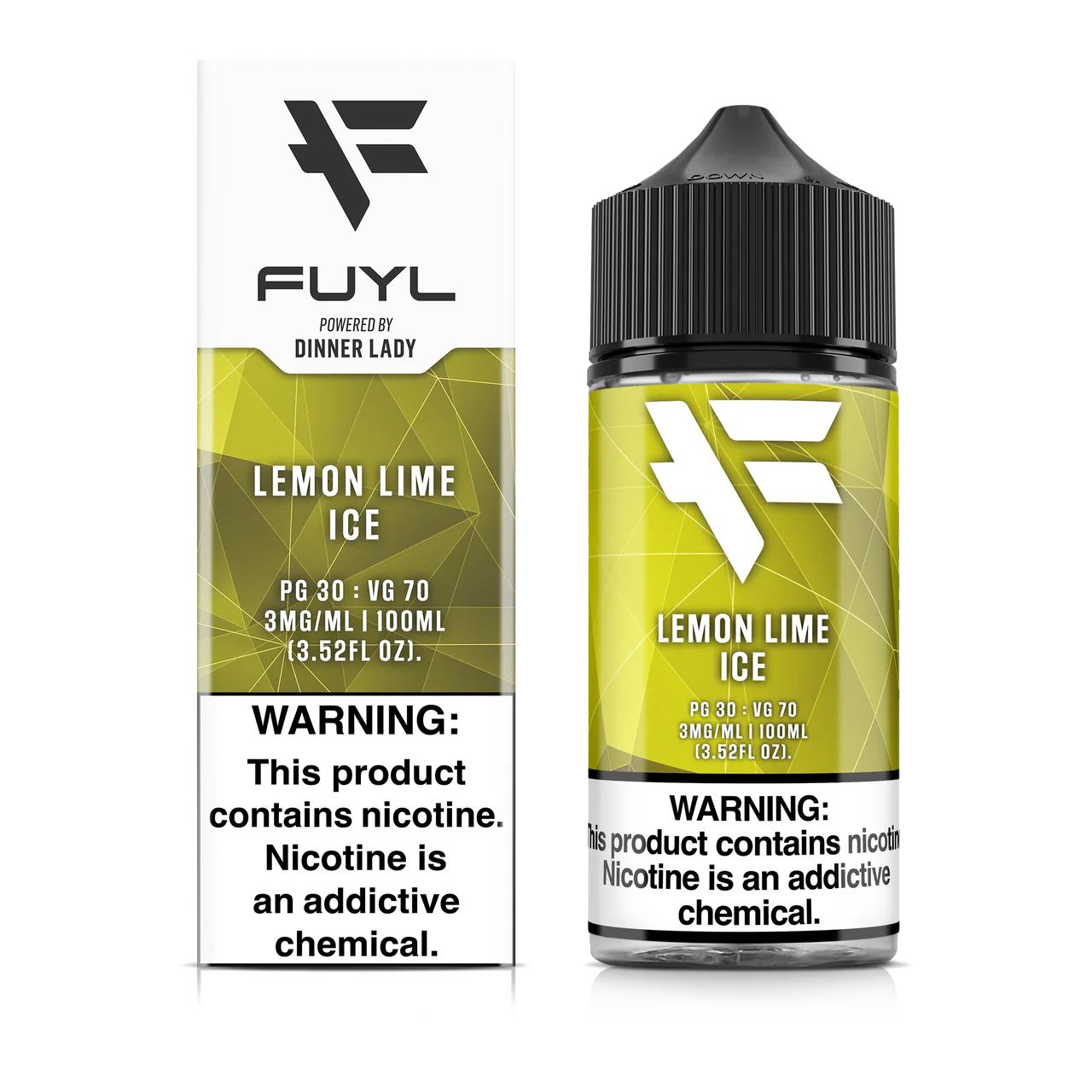Dinner Lady FUYL Vape Juice Lemon Lime Ice 100ml