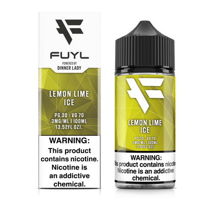 Dinner Lady FUYL Vape Juice Lemon Lime Ice 100ml
