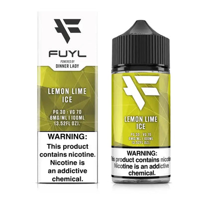 Dinner Lady FUYL Vape Juice Lemon Lime Ice 100ml