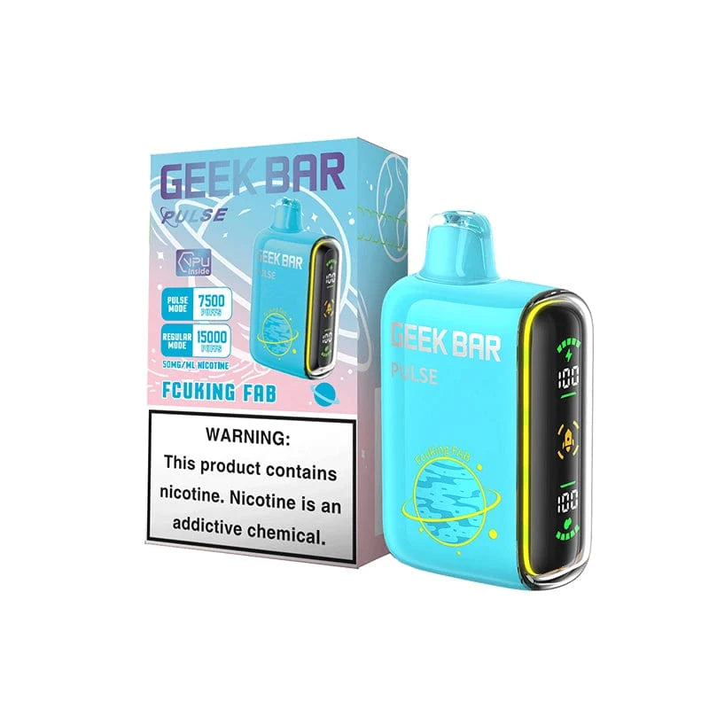 geek bar pulse 15000 disposable vape fcuking fab flavor