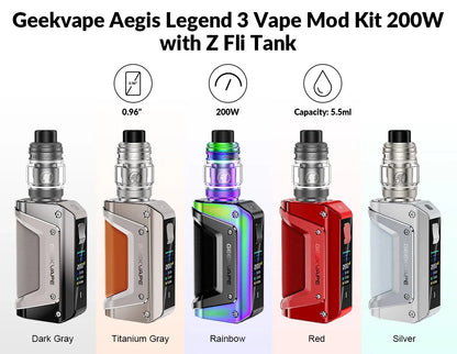 Geekvape Aegis Legend 3 200W Box Mod Kit