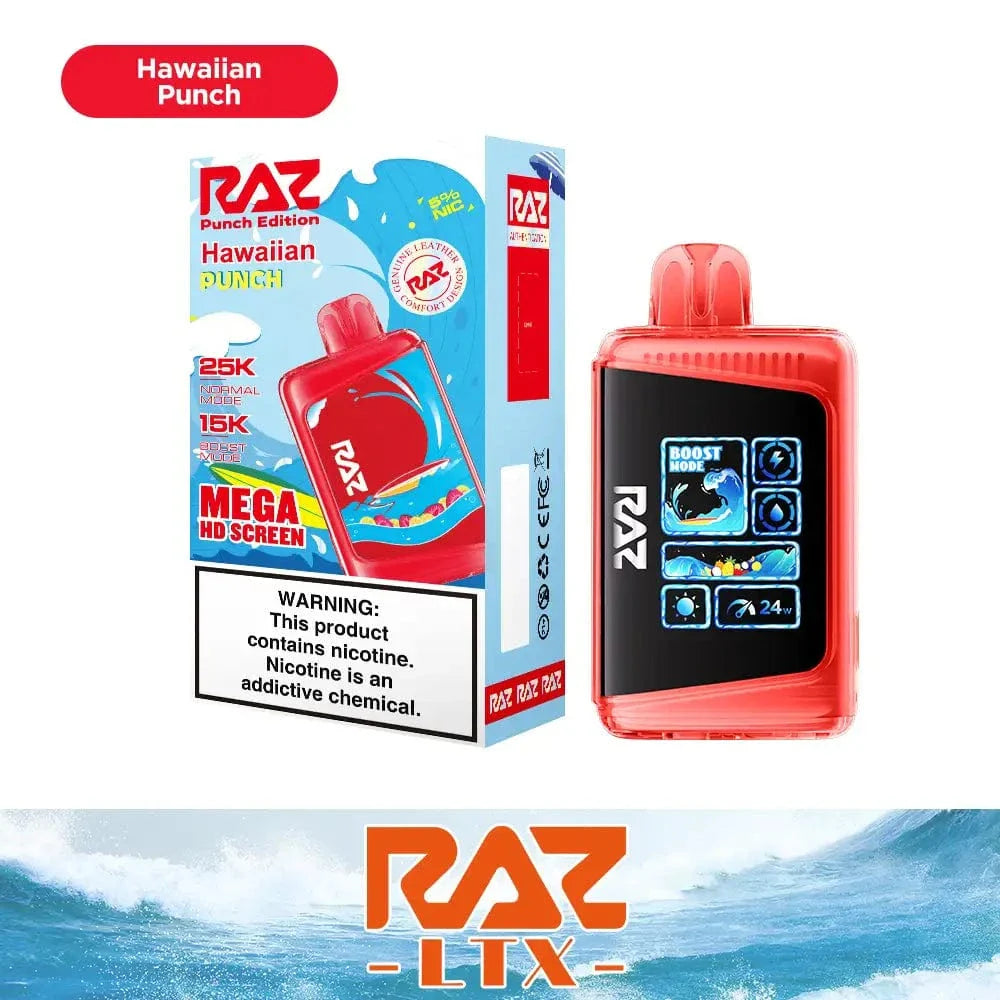 RAZ LTX DC25000 Disposable Vape (0% & 5%, 25000 Puffs)