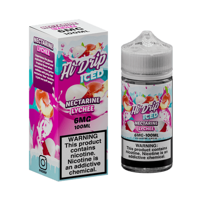 Hi-Drip Juice 6MG Hi-Drip Iced Nectarine Lychee 100ml Vape Juice