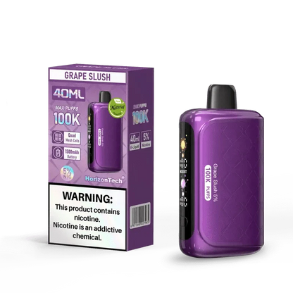 Horizon Disposable Vape Grape Slush Horizon 100K Disposable Vape (5%, 100000 Puffs)