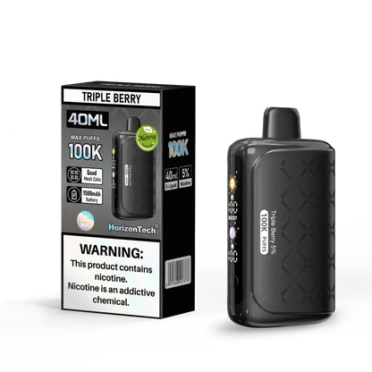 Horizon Disposable Vape Triple Berry Horizon 100K Disposable Vape (5%, 100000 Puffs)