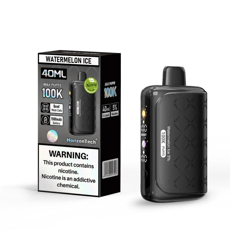 Horizon Disposable Vape Watermelon Ice Horizon 100K Disposable Vape (5%, 100000 Puffs)