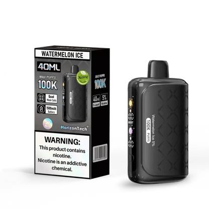 Horizon Disposable Vape Watermelon Ice Horizon 100K Disposable Vape (5%, 100000 Puffs)