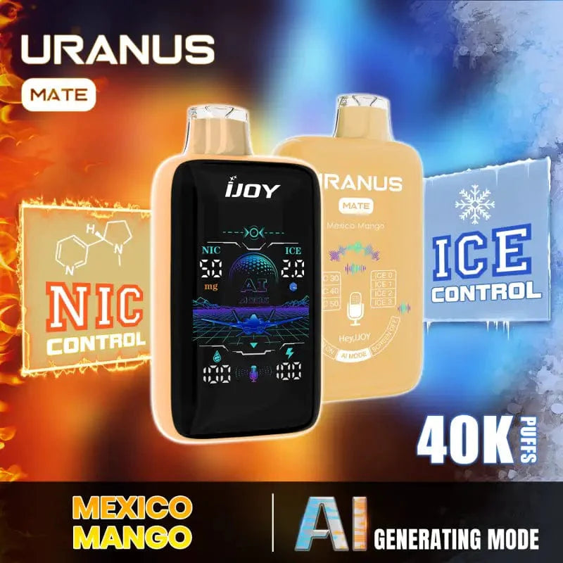 iJoy Disposable Vape Mexico Mango iJoy Uranus Mate 40K Disposable Vape (5%, 40000 Puffs)