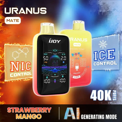 iJoy Disposable Vape Strawberry Mango iJoy Uranus Mate 40K Disposable Vape (5%, 40000 Puffs)