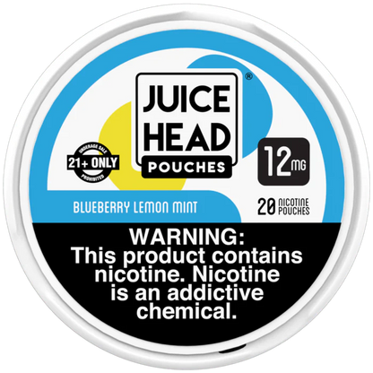 Juice Head Cigarette Solutions 12mg / Blueberry Lemon Mint' Juice Head Nicotine Pouches