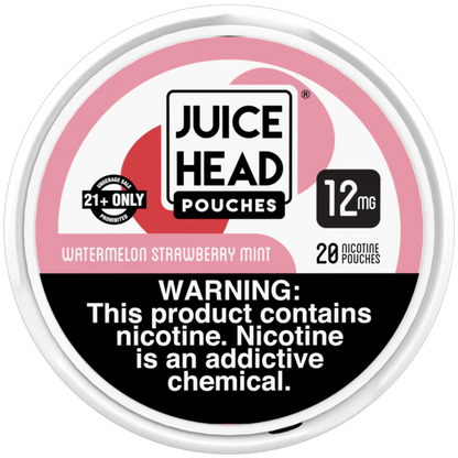 Juice Head Cigarette Solutions 12mg / Watermelon Strawberry Mint' Juice Head Nicotine Pouches