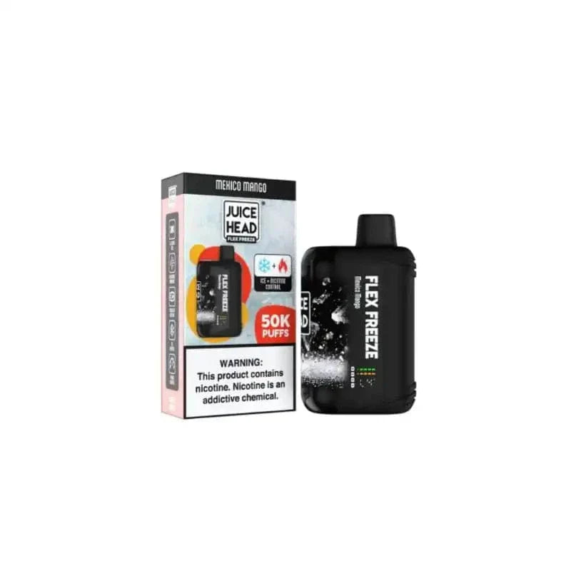 Juice Head Disposable Vape Mexico Mango Juice Head Flex Freeze 50K Ice & Nicotine Control Disposable Vape (5%, 50000 Puffs)