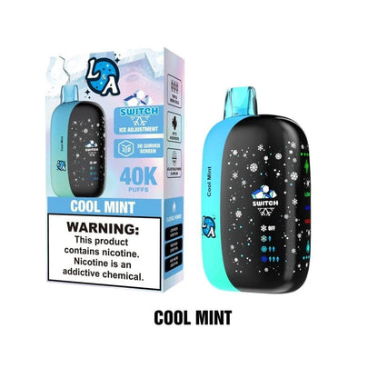 L&A Disposable Vape Cool Mint L&A Switch Ice Control 40K Disposable Vape (5%,40000 Puffs)