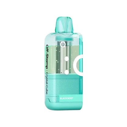 Lost Mary Disposable Vape Black Mint Off-Stamp X-CUBE Crystal 25K Disposable Pod (5%, 25000 Puffs)