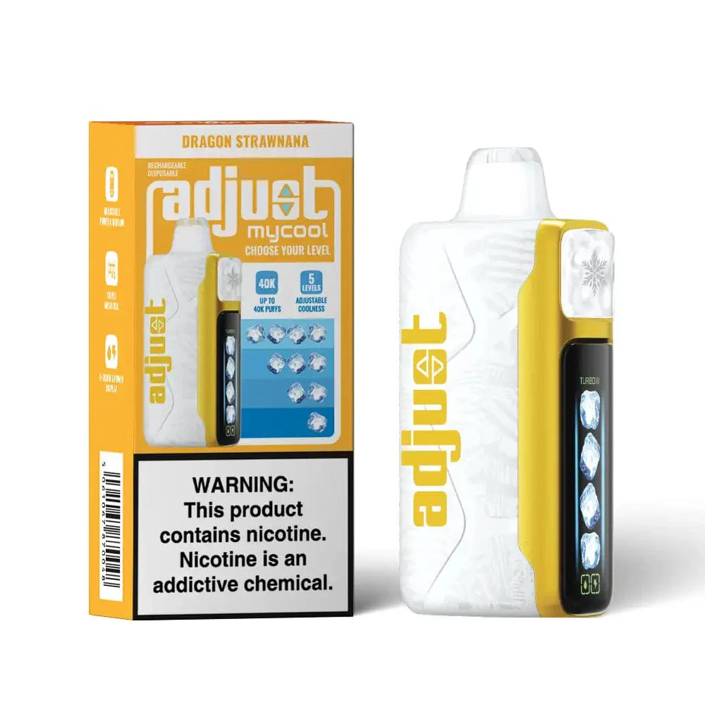 Lost Mary Disposable Vape Dragon Strawnana Lost Mary Adjust MyCool 40K Disposable Vape (5%, 40000 Puffs)