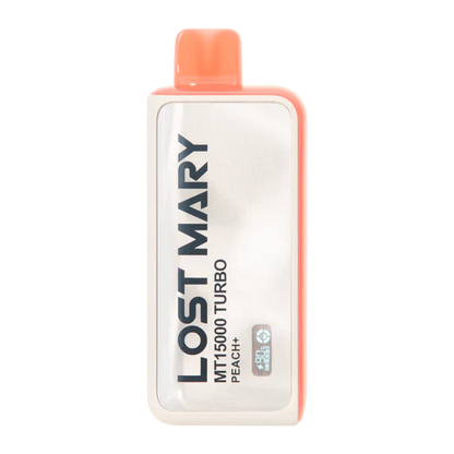 Lost Mary Disposable Vape Peach+ Lost Mary MT15000 Turbo Disposable Vape (5%, 15000 Puffs)
