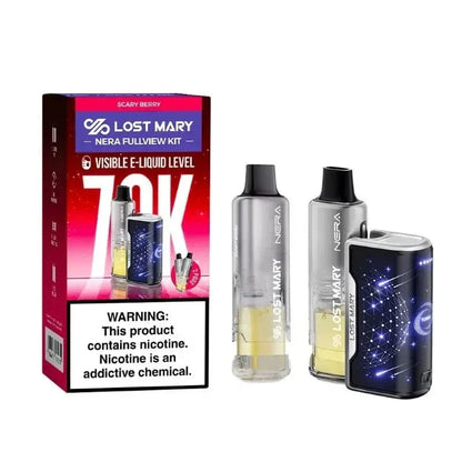Lost Mary Disposable Vape Scary Berry Lost Mary Nera Fullview 70K Disposable Kit (5%,70000 Puffs)