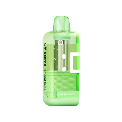 Lost Mary Disposable Vape Sour Apple Ice Off-Stamp X-CUBE Crystal 25K Disposable Pod (5%, 25000 Puffs)