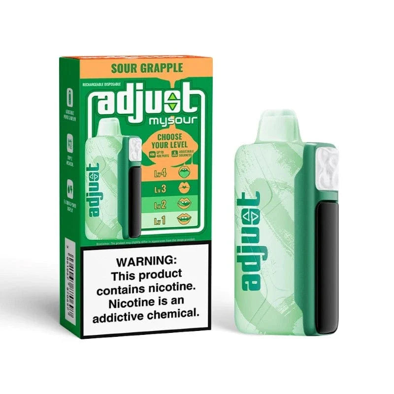 Lost Mary Disposable Vape Sour Grapple Adjust MySour 40K Disposable Vape (5%, 40000 Puffs)