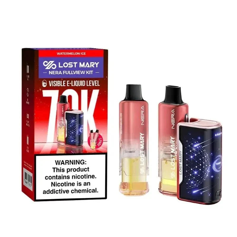 Lost Mary Disposable Vape Watermelon Ice Lost Mary Nera Fullview 70K Disposable Kit (5%,70000 Puffs)
