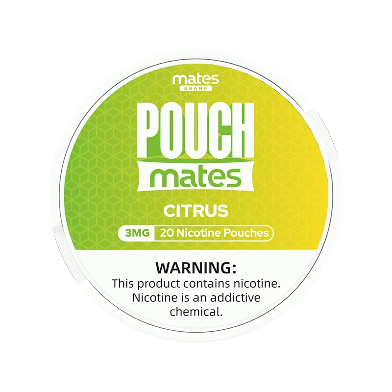 Mates Cigarette Solutions Citrus / 3mg Mates Nicotine Pouches