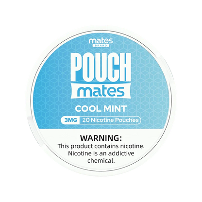 Mates Cigarette Solutions Cool Mint / 3mg Mates Nicotine Pouches