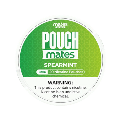 Mates Cigarette Solutions Spearmint / 3mg Mates Nicotine Pouches