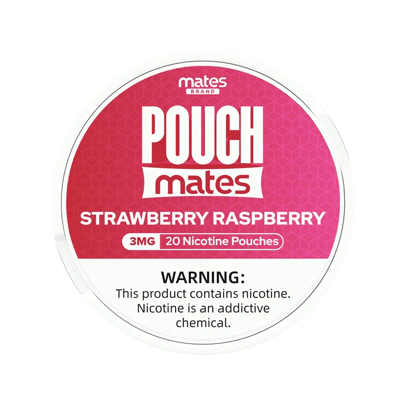 Mates Cigarette Solutions Strawberry Raspberry / 3mg Mates Nicotine Pouches