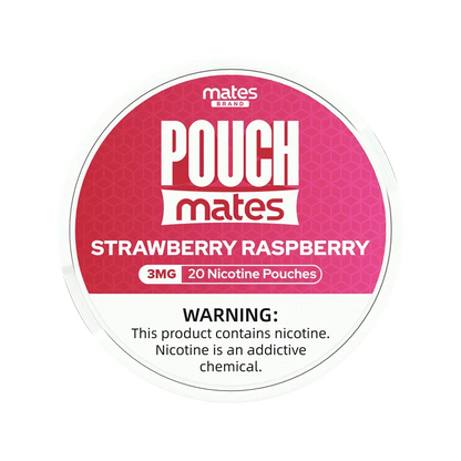 Mates Cigarette Solutions Strawberry Raspberry / 3mg Mates Nicotine Pouches