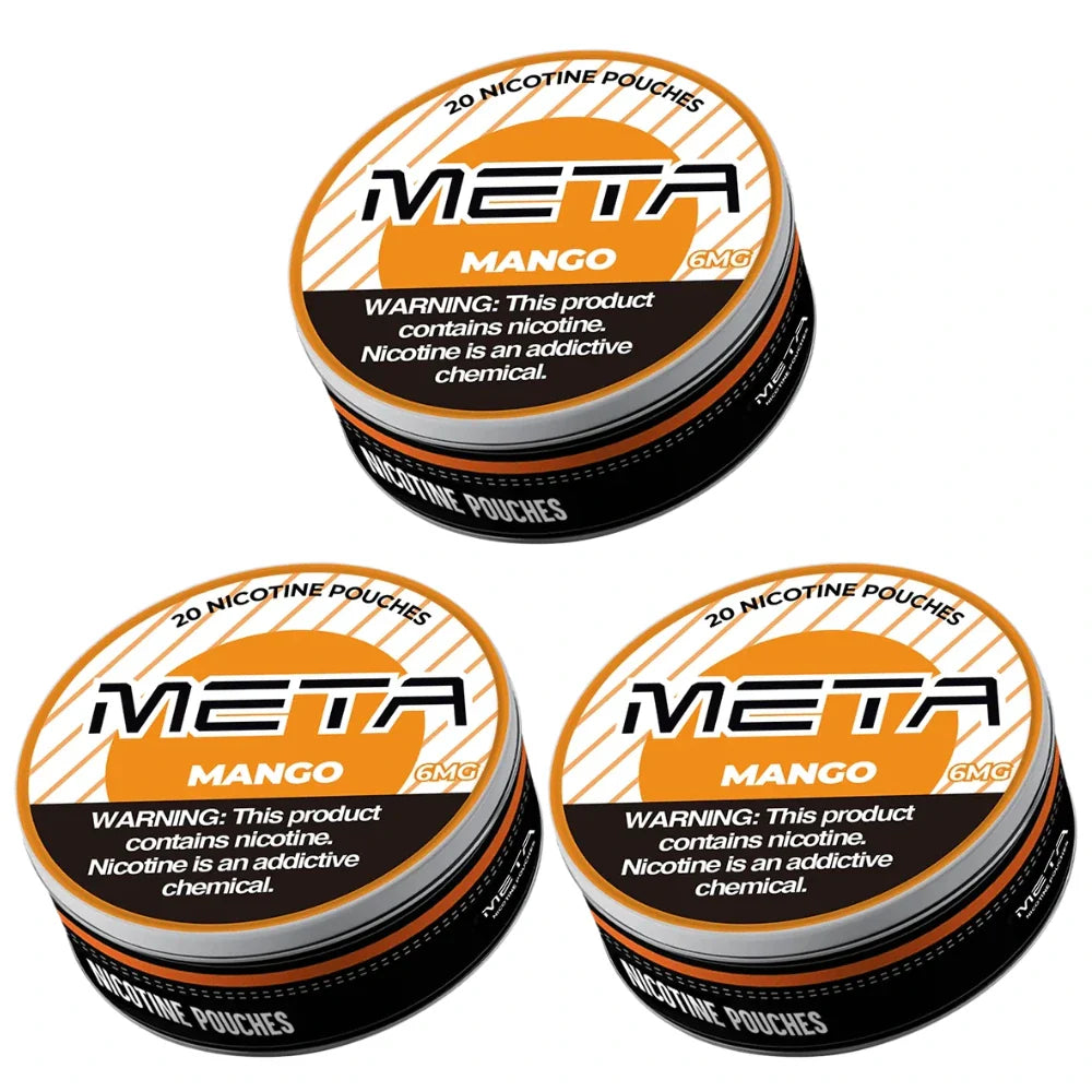 Meta nicotine pouches mango