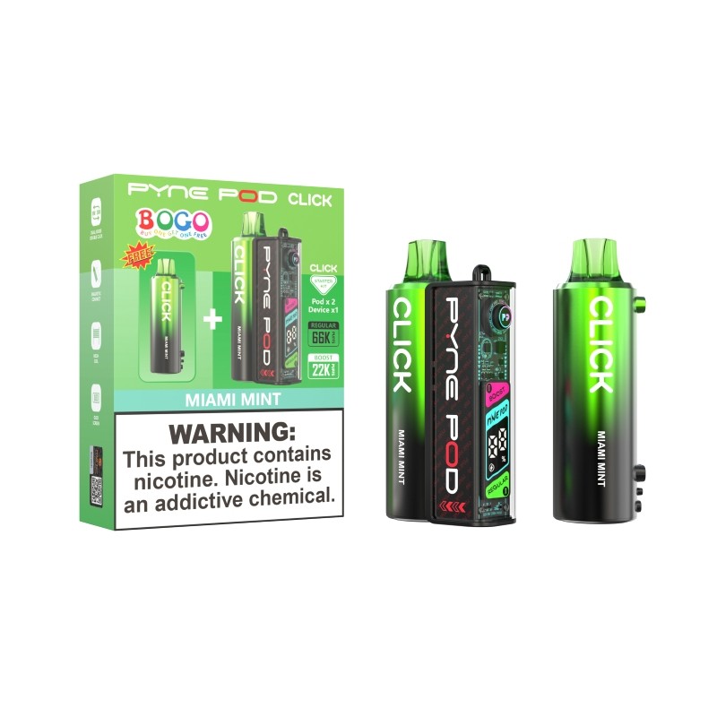 Pyne Pod Click 66K Disposable Vape Kit