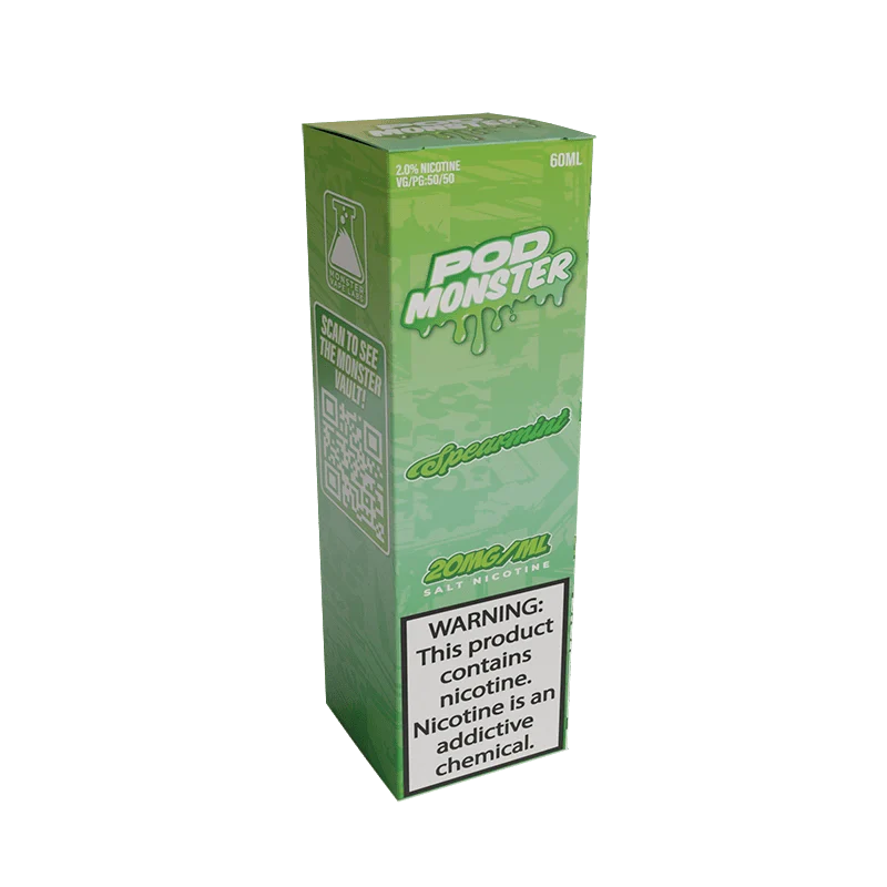 Monster Vape Labs Juice Pod Monster Salts Spearmint Synthetic Vape Juice 60ml