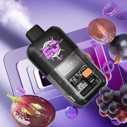 MOTI Vape Disposable Vape Grape Ice MOTI Go Pro Disposable Vape 1100mAh (5%, 12000 Puffs)
