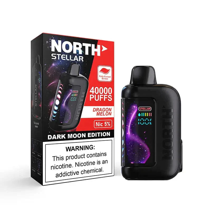 North Disposable Vape Dragon Melon North Stellar Dark Moon Edition 40K Disposable Vape (5%, 40000 Puffs)