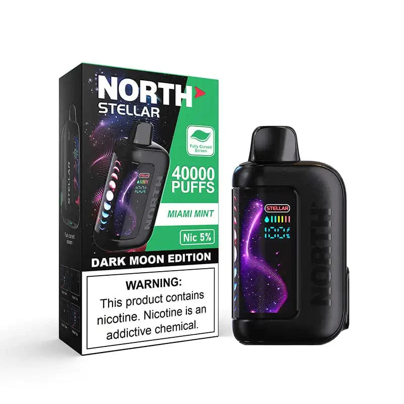 North Disposable Vape Miami Mint North Stellar Dark Moon Edition 40K Disposable Vape (5%, 40000 Puffs)