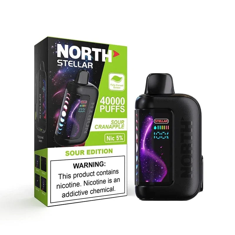 North Disposable Vape Sour Cranapple (Sour Edition) North Stellar Dark Moon Edition 40K Disposable Vape (5%, 40000 Puffs)