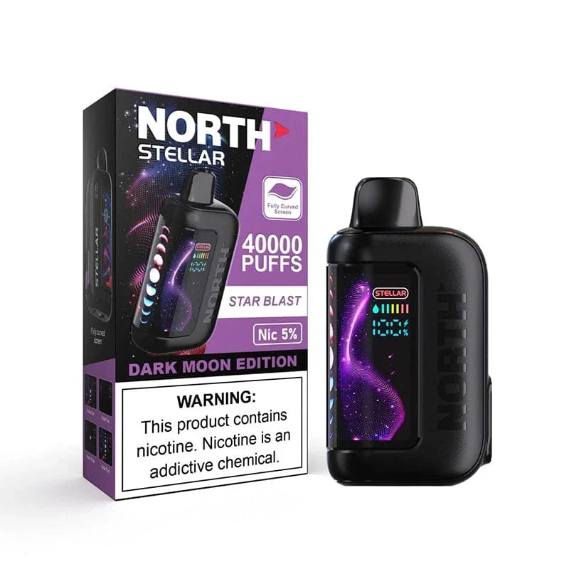 North Disposable Vape Star Blast North Stellar Dark Moon Edition 40K Disposable Vape (5%, 40000 Puffs)