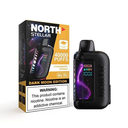 North Disposable Vape Strawberry Banana North Stellar Dark Moon Edition 40K Disposable Vape (5%, 40000 Puffs)