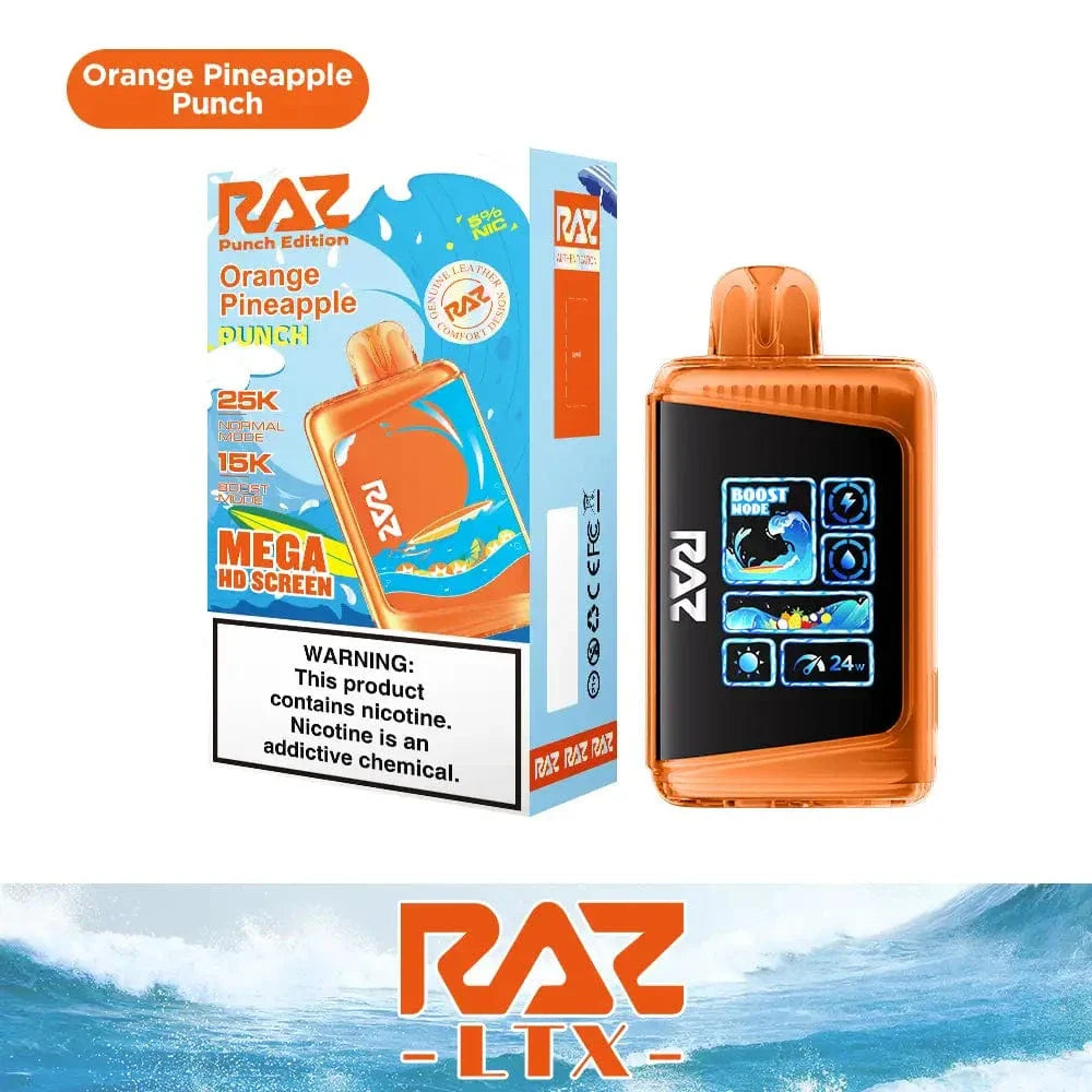 RAZ LTX DC25000 Disposable Vape (0% & 5%, 25000 Puffs)
