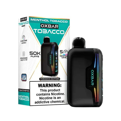 OXBAR Disposable Vape Menthol Tobacco OXBAR ASTRO MAZE 50K NIC Control Disposable Vape (5%, 50000 Puffs)